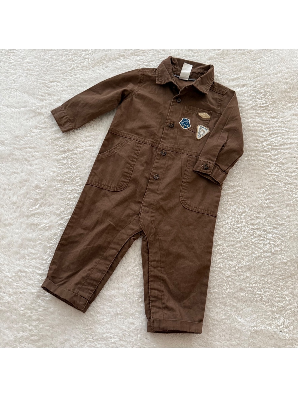 9m Brown Utility Romper